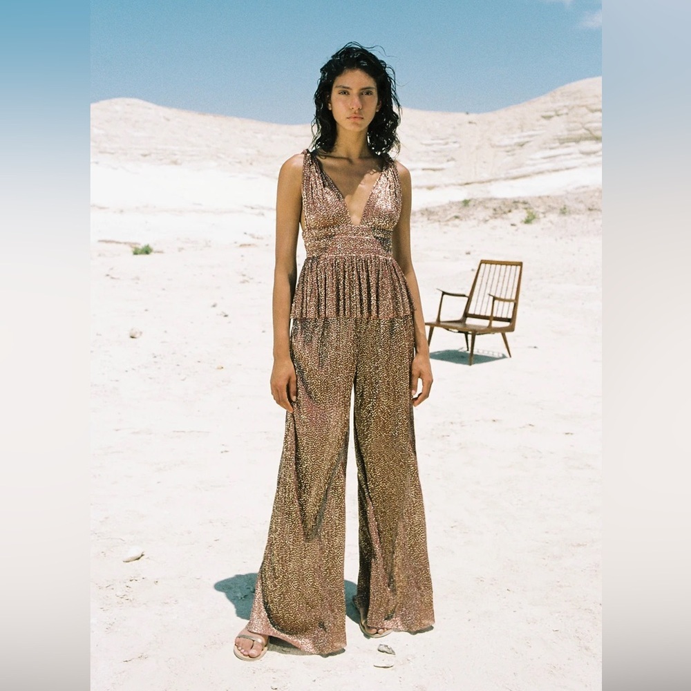 Sabina Musayev Shane Pants in Rust NWT - image 6